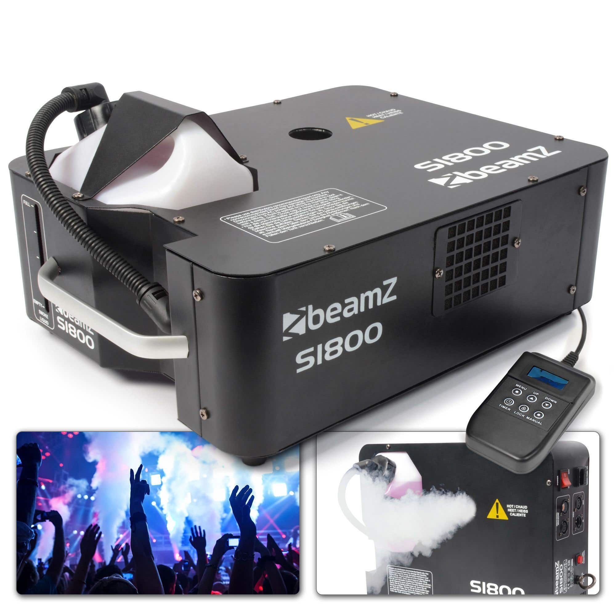 BeamZ S1800 2-Wege-DMX-Nebelmaschine