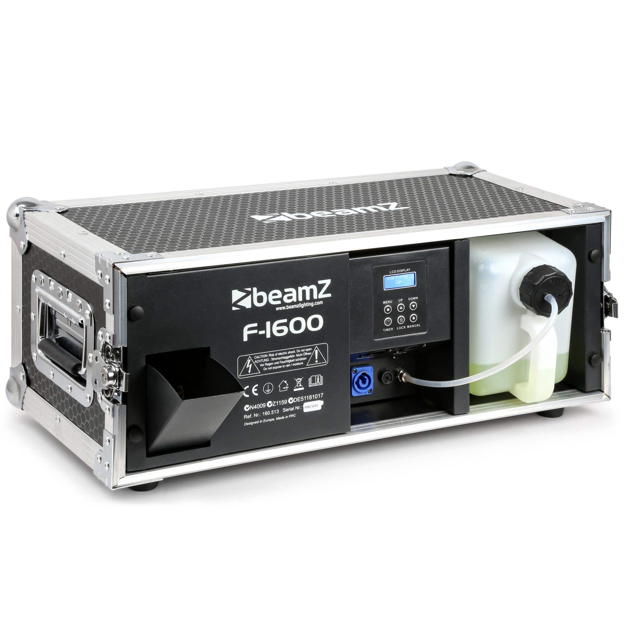 BeamZ F1600 Pro Faze DMX Fazer Maschine im Flightcase