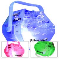 BeamZ B500LED Seifenblasenmaschine transparent mit LEDs