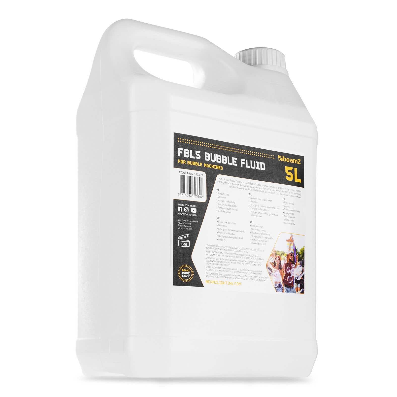 BeamZ Seifenblasenflüssigkeit - 5 L