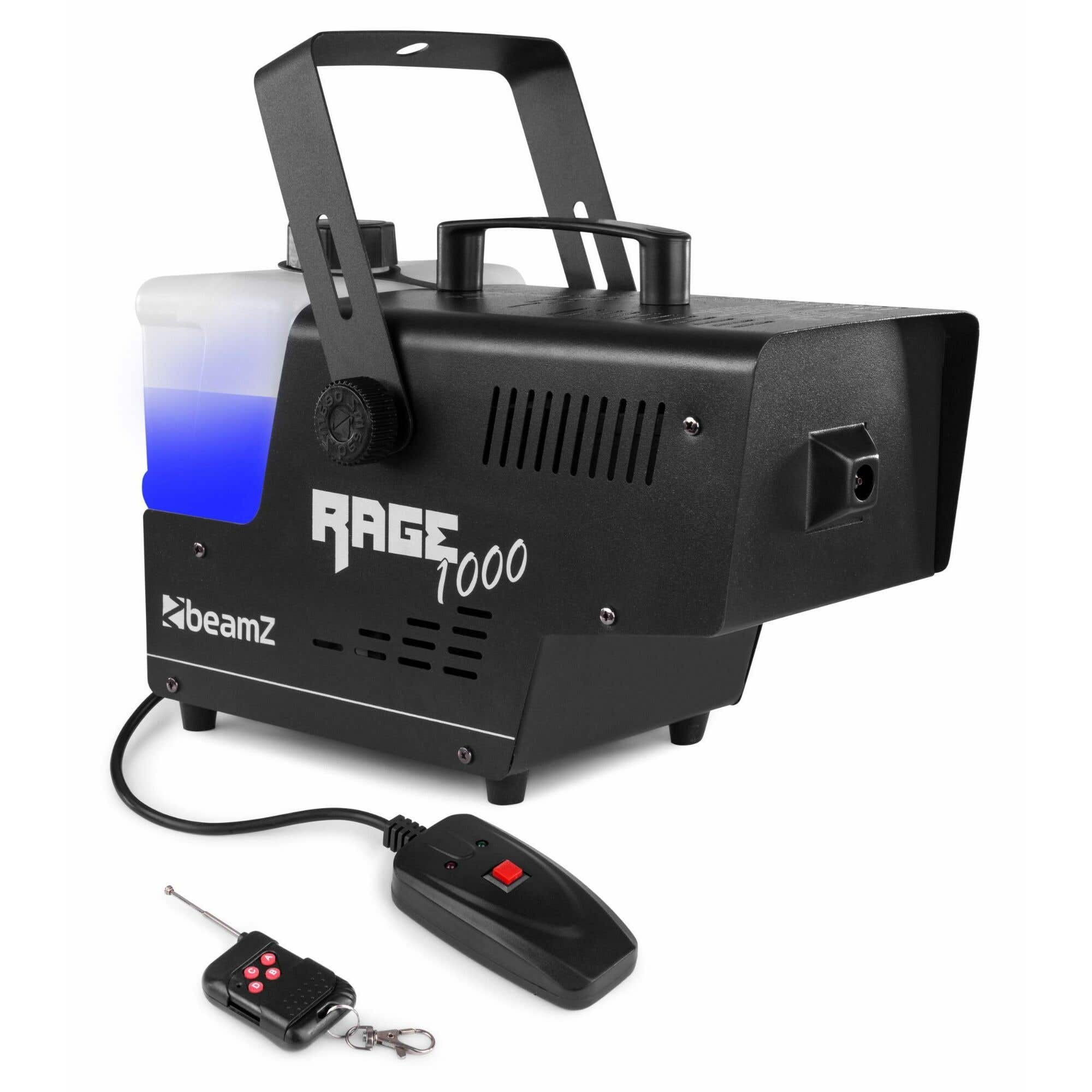 BeamZ RAGE1000 Nebelmaschine mit Funkfernbedienung