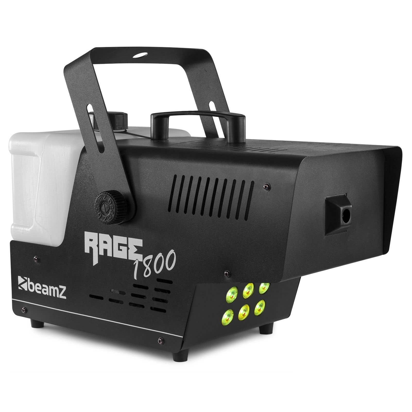 BeamZ RAGE1800LED Nebelmaschine mit LED & Funkfernbedienung – 1800W
