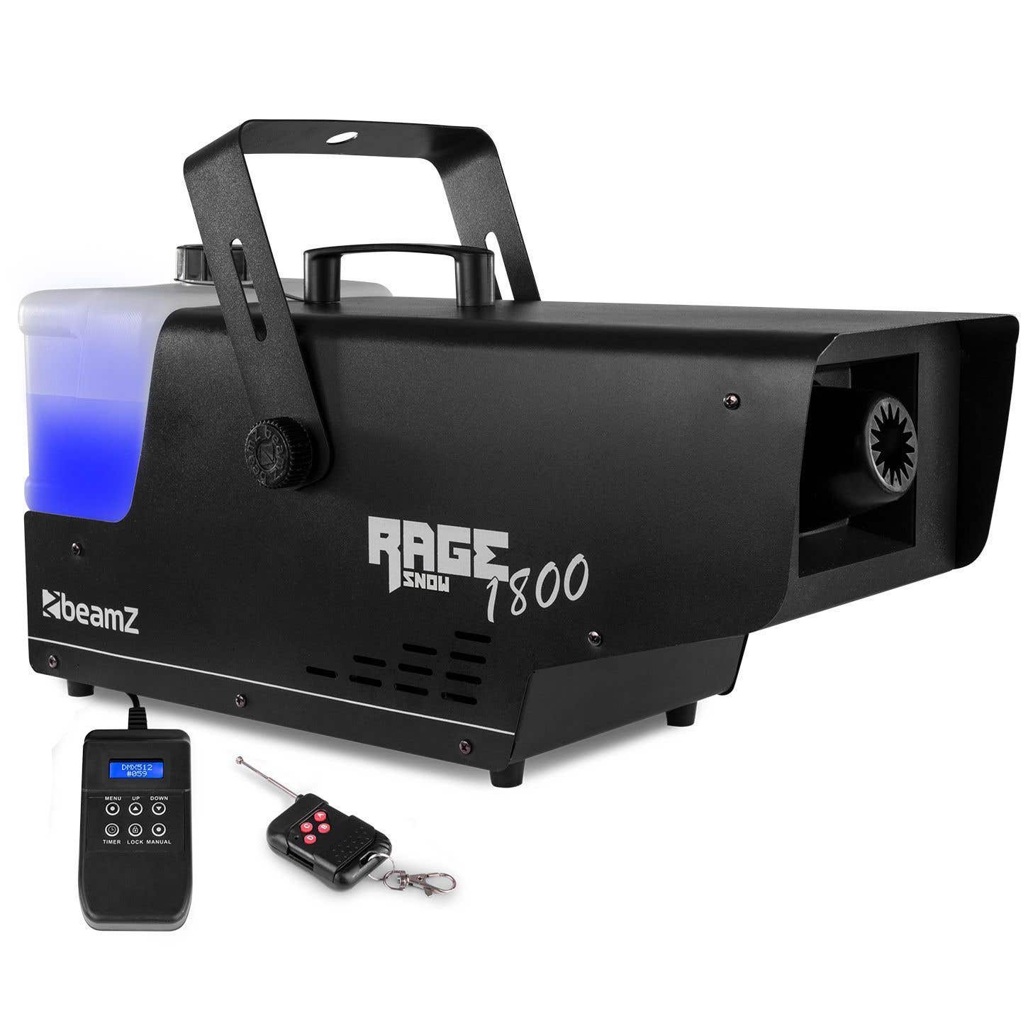 BeamZ RAGE1800 Schneemaschine mit Funkfernsteuerung