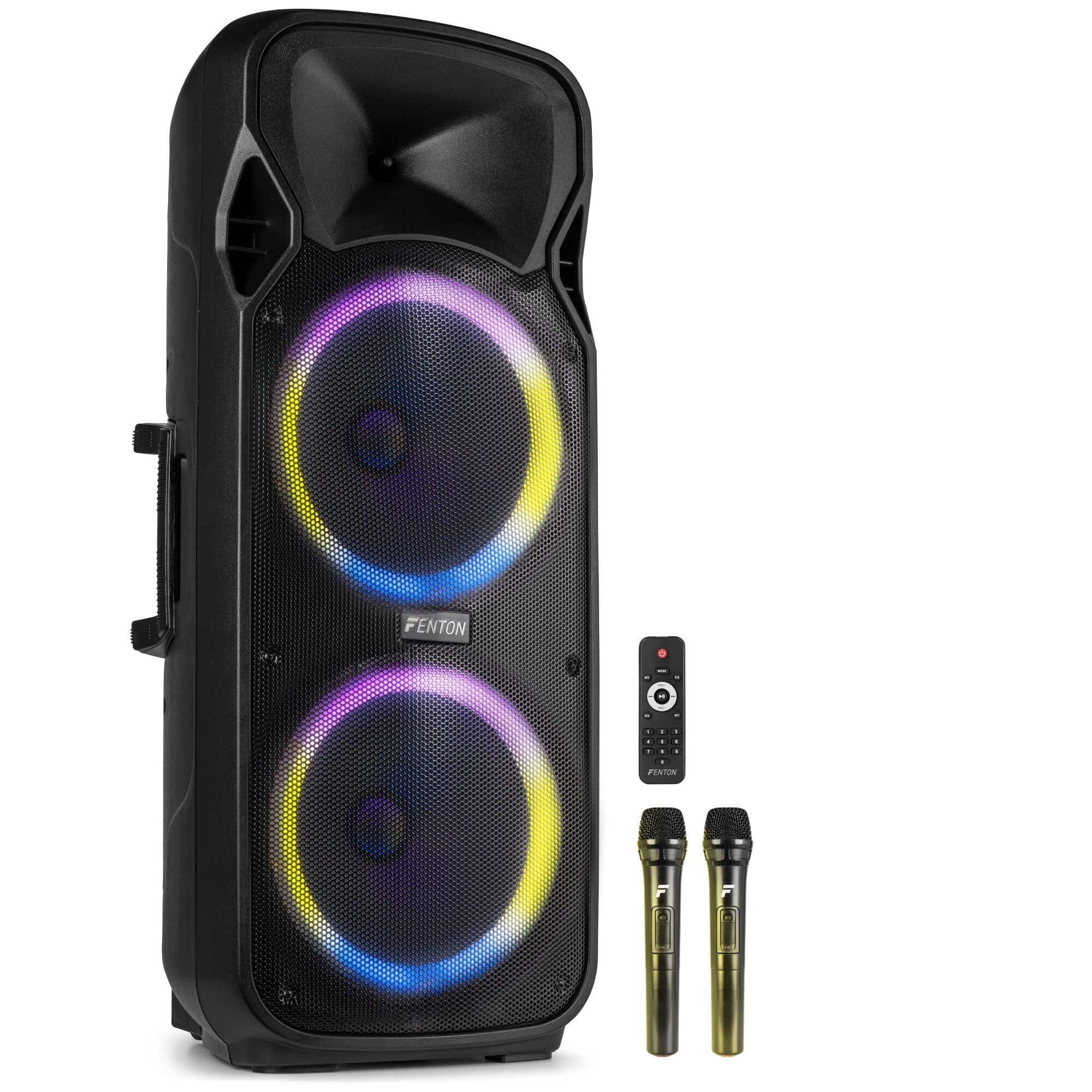 B-Ware - Fenton FT212LED MK2 Partybox Bluetooth - 2x12" - 1400W