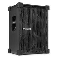 Vonyx VSB208 Mobiler Lautsprecher 2x 8 Zoll - Bluetooth Partybox mit Akku - 1000W