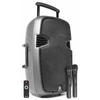 Vonyx SPJ-PA915 Mobiler Lautsprecher 15" 700 W auf Akku mit Bluetooth und USB