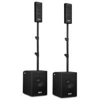 Vonyx VX1020BT Aktives Lautsprecherset – Bluetooth Soundanlage – 2x 10 Zoll Woofer – 1050W