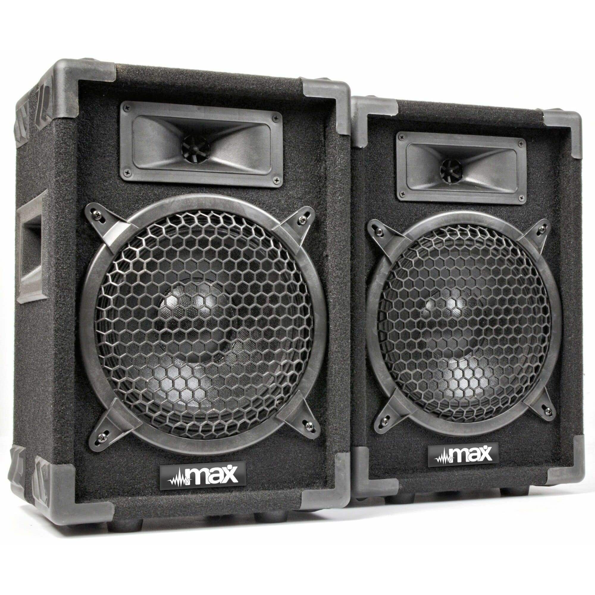 B-Ware - MAX Disco-Lautsprecherset MAX8 400W 8"