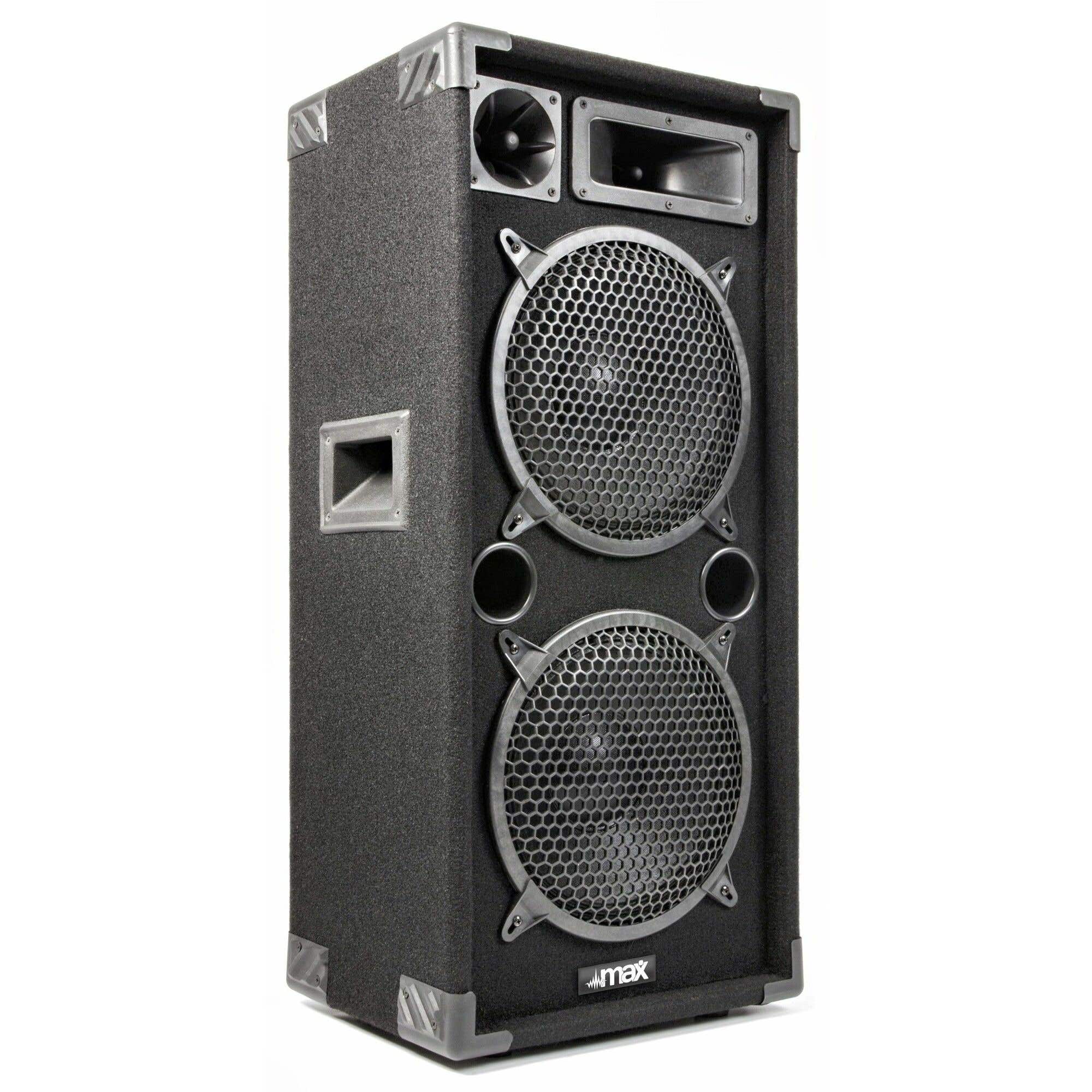 MAX Disco Lautsprecher MAX210 1000 W 2x 10