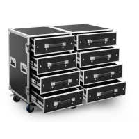 Power Dynamics PD-FA4 Flightcase Roadie Kommode