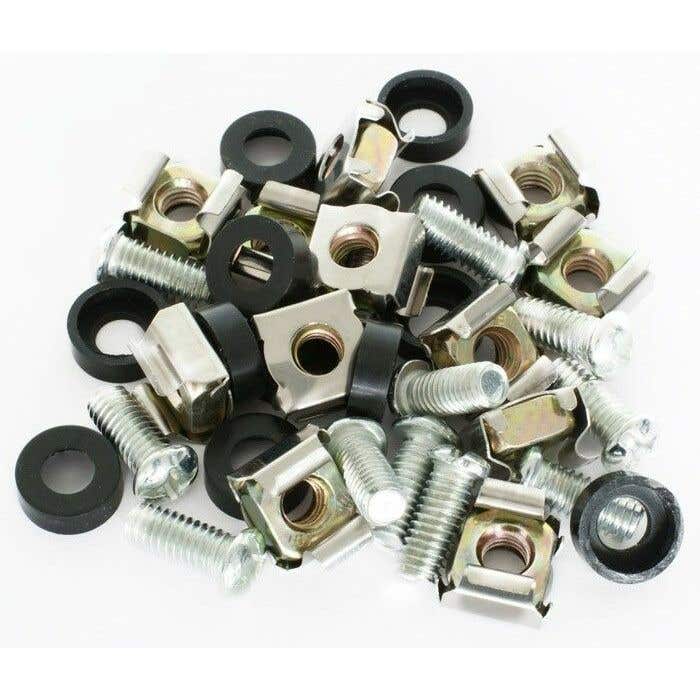 Power Dynamics PD-FR1 Käfigmutterset zur 19-Zoll-Rackmontage (12 Stück)