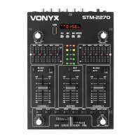 Vonyx STM2270 DJ-Mischpult mit Bluetooth, MP3 und Soundeffekten