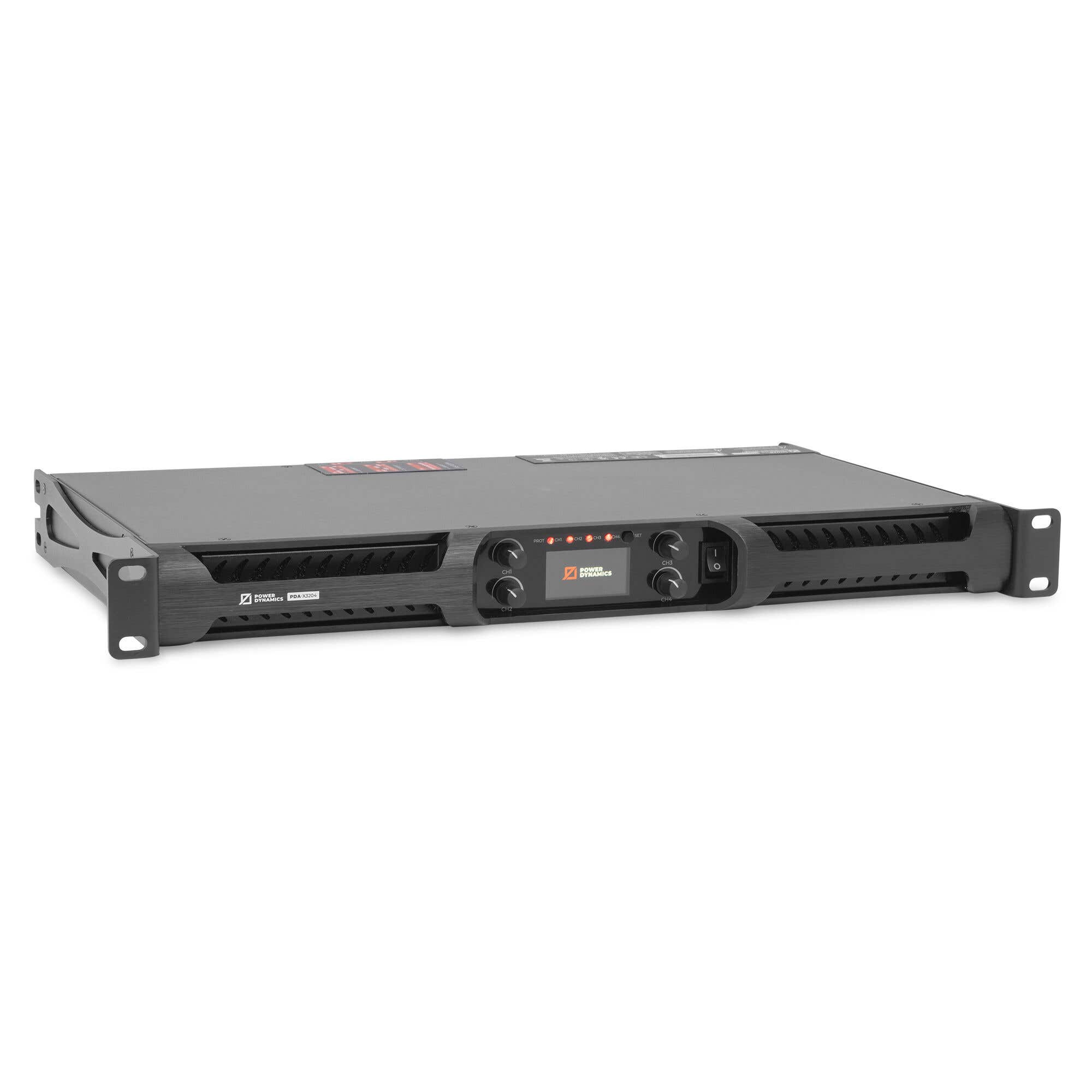 Power Dynamics PDA-X3204 professioneller PA Verstärker 100V - 4 Kanäle - 19 Zoll - 4x 800W