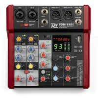 Power Dynamics PDM-Y401 Audiomixer - 4-Kanal Audiomischpult mit Bluetooth