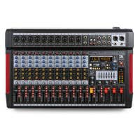 Power Dynamics PDM-T1204 - 12-Kanal-Mischpult mit Bluetooth, 380 Effekten, MP3-Player und mehr