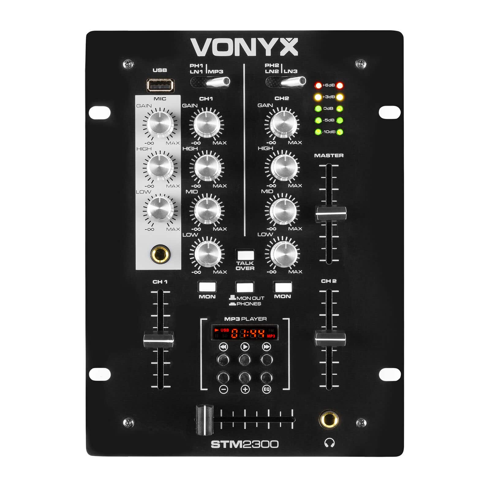 B-Ware - Vonyx STM-2300 Mischpult 2-Kanal / USB MP3