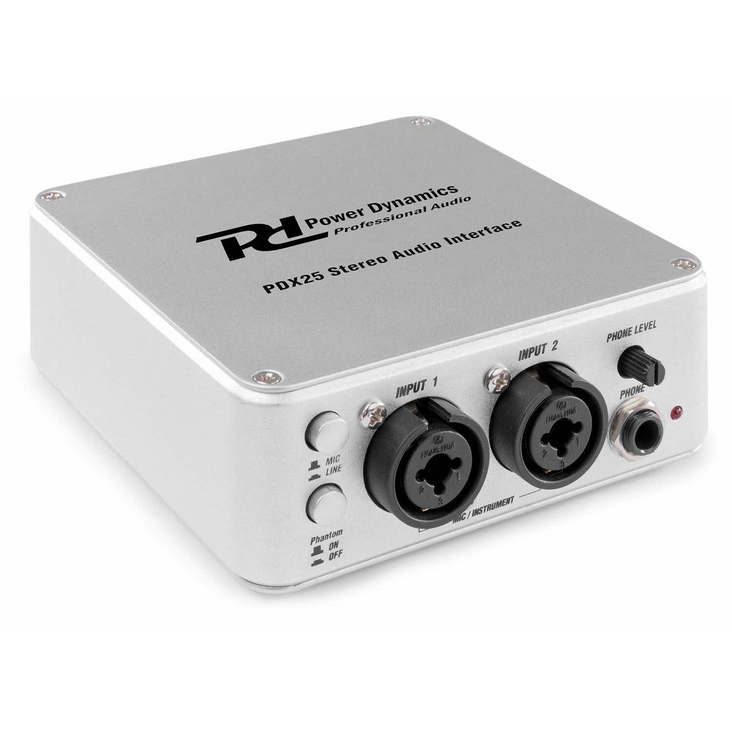 Power Dynamics PDX25 Stereo USB-Audio-Interface