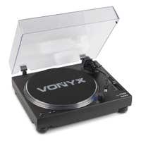 B-Ware - Vonyx DT3000 DJ Plattenspieler - Riemenantrieb - Mit Audio Technica Nadel - Schwarz