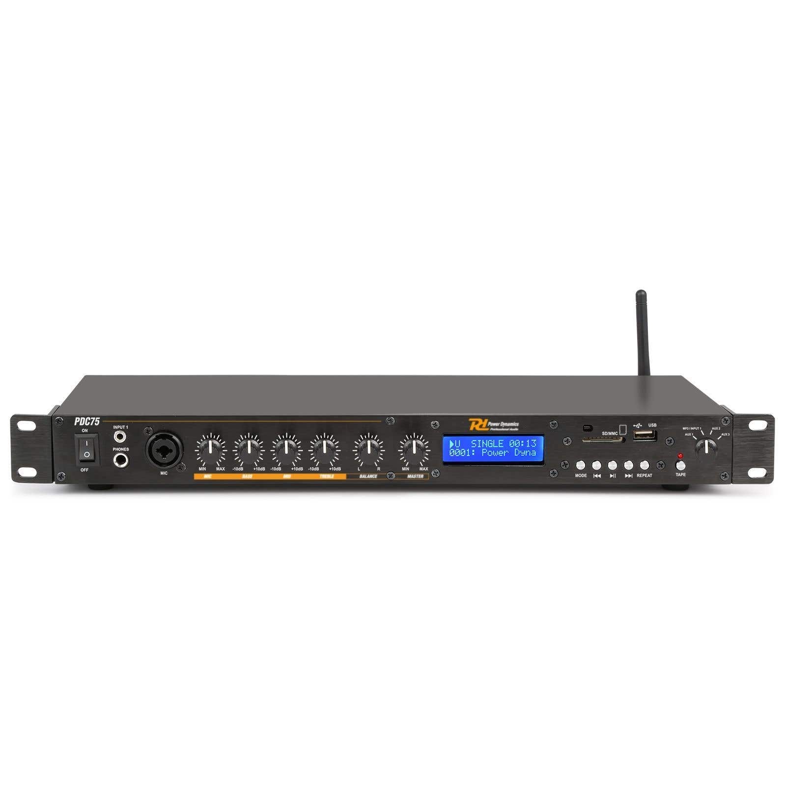 B-Ware - Power Dynamics PDC75 Bluetooth-USB-MP3-Player und Audio Switch