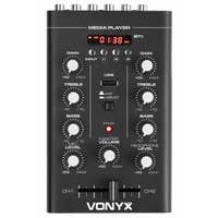 Vonyx STM500BT 2-Kanal-Mischpult mit Bluetooth und MP3-Player