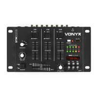Vonyx STM-3020 4-Kanal-Mischpult mit USB MP3 - Schwarz