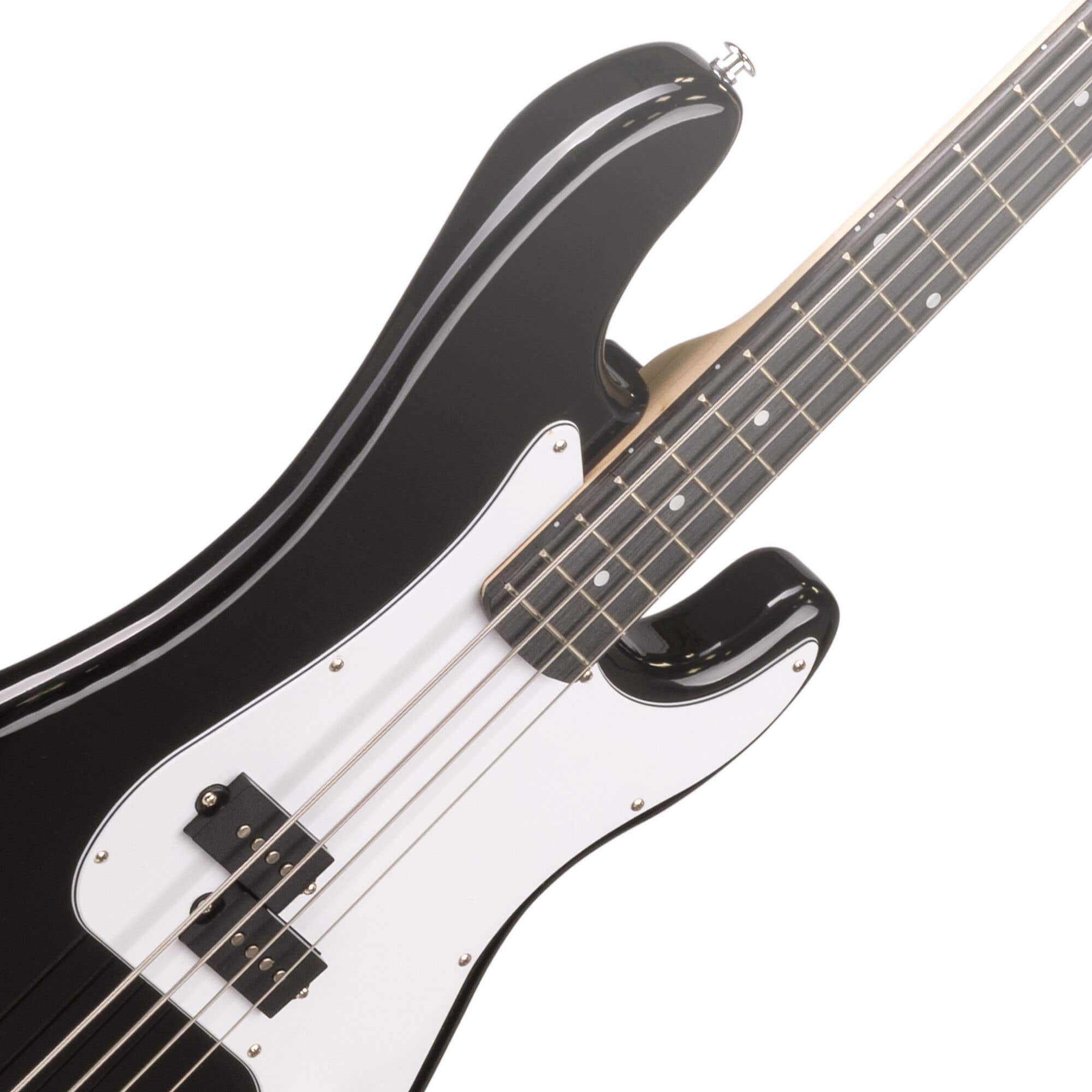 Max GigKit Bass Guitar Komplett Set Schwarz