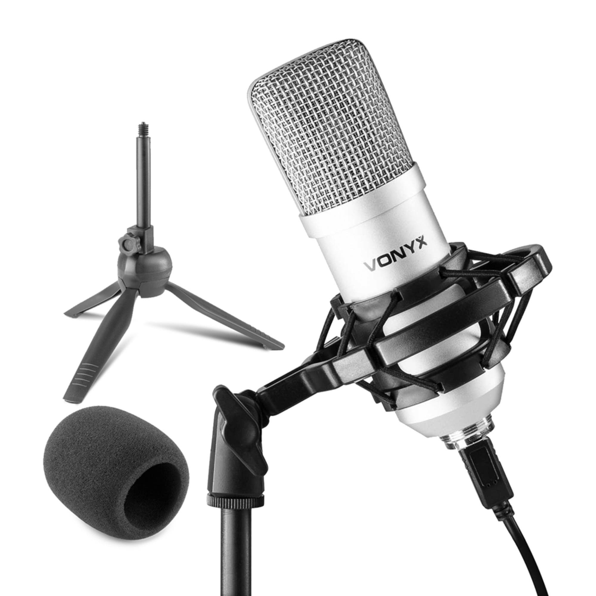 Vonyx CM300S USB-Studio-Kondensatormikrofon – Titan