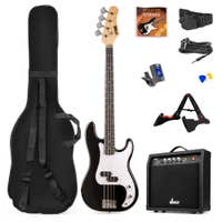 B-Ware - Max GigKit Bass Guitar Komplett Set Schwarz