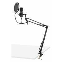 Vonyx CMS300B USB-Studiomikrofon mit verstellbarem Arm – schwarz