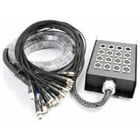 PD Connex Stage Snake 12-in 4-out XLR Kabel Schlange 15 Meter