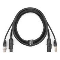 PD Connex CX07-05 Kombi-Kabel PowerCon TR XLR M/F - 0,5 m