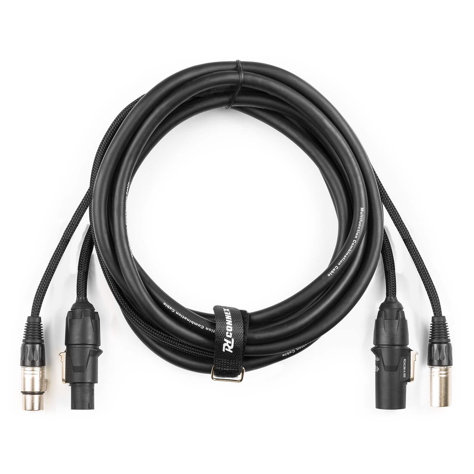 PD Connex CX07-5 Kombi-Kabel 5 Meter Powercon TR - XLR M / Powercon TR - XLR F
