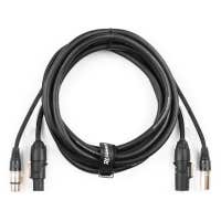 PD Connex CX07-5 Kombi-Kabel 5 Meter Powercon TR - XLR M / Powercon TR - XLR F