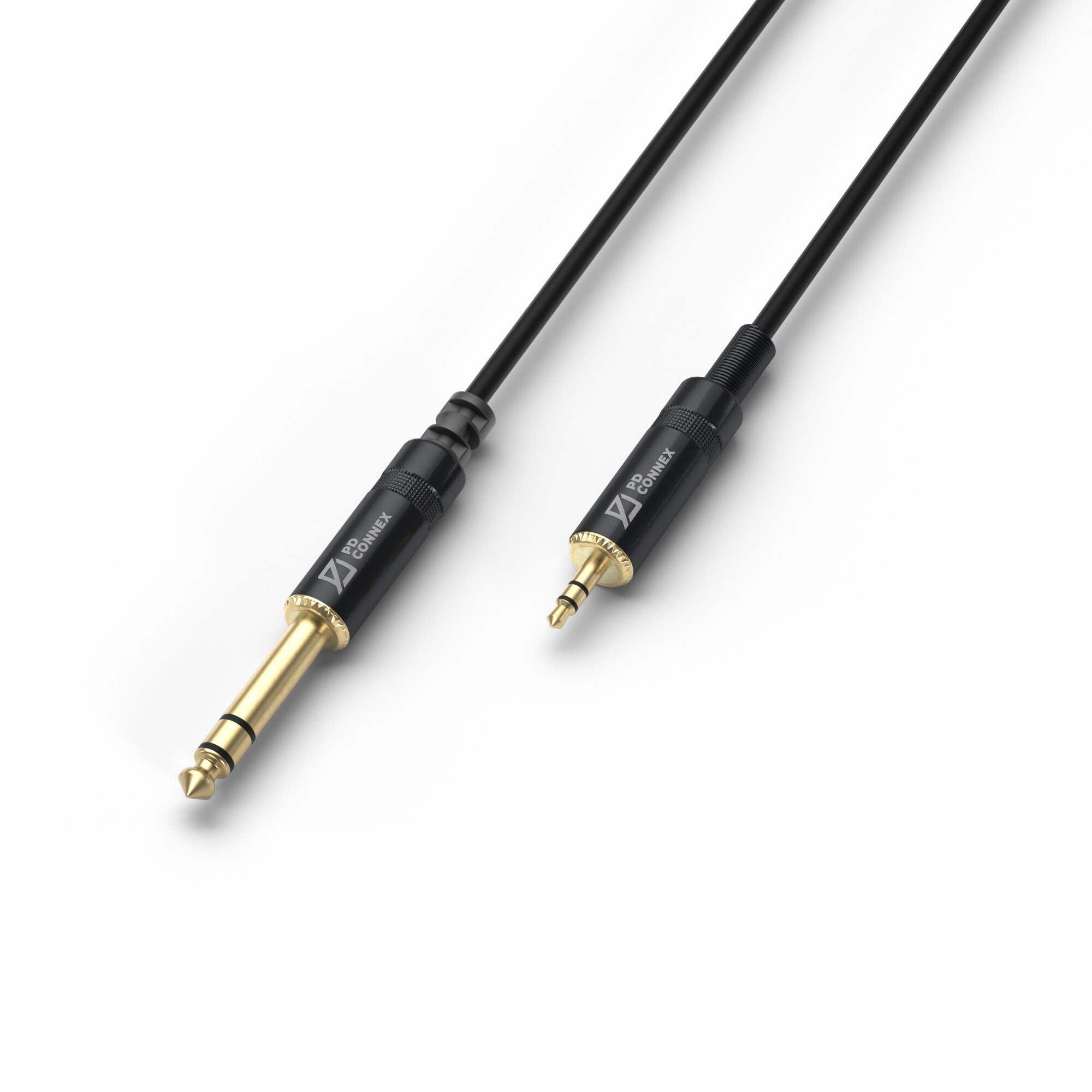 PD Connex Kabel 3,5 Stereo - 6,3 Stereo 1,5 m