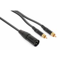 PD Connex Kabel – CX58-1 – 1x XLR Stecker – 2x RCA 3 Meter