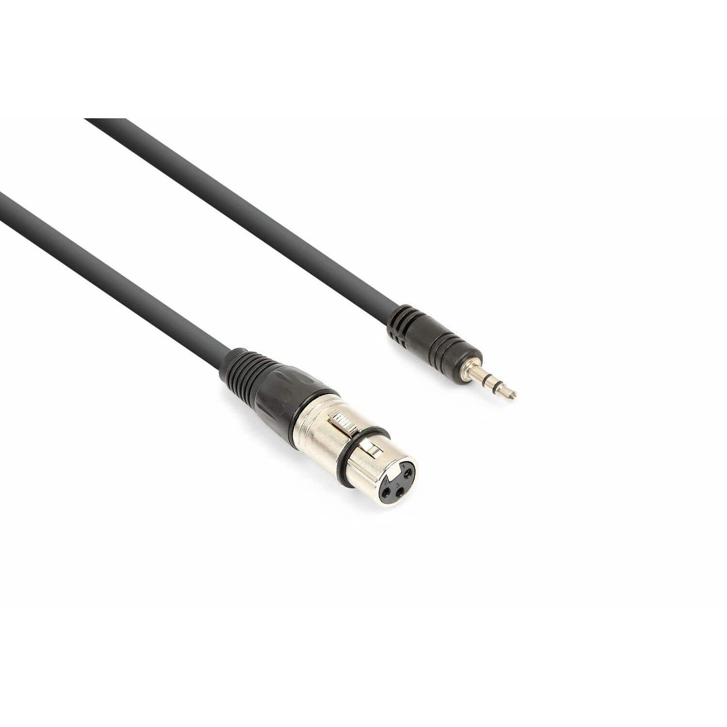 Vonyx Audiokabel XLR (w) auf 3,5 mm Stereo-Klinke - 0,5 Meter