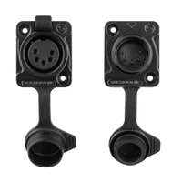 PD Connex CX111-A IP65 Umrüstsatz für 5-polige DMX-Steckverbinder - XLR (M+F) Stecker & Kupplung
