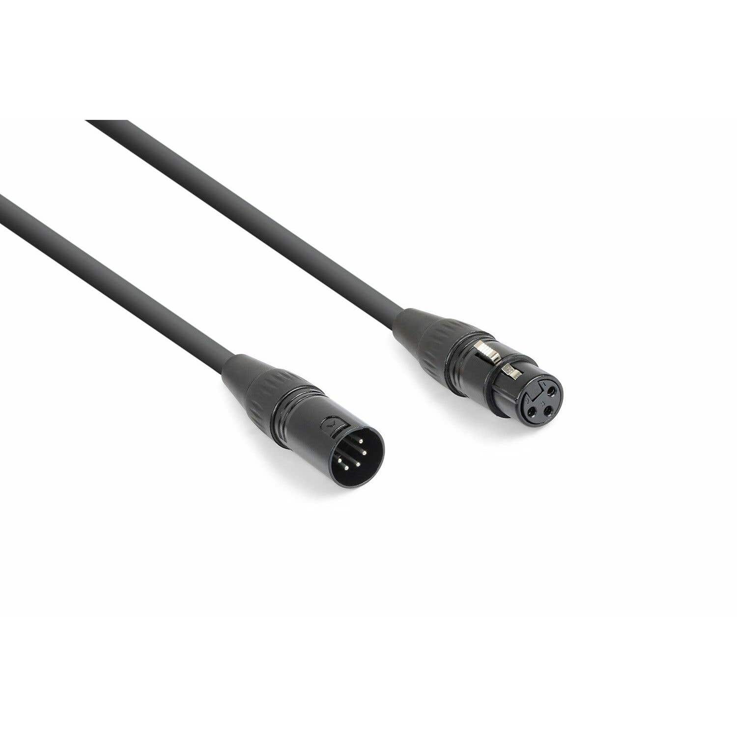 PD Connex DMX-Adapterkabel 3-pin XLR Female - 5-pin XLR Male