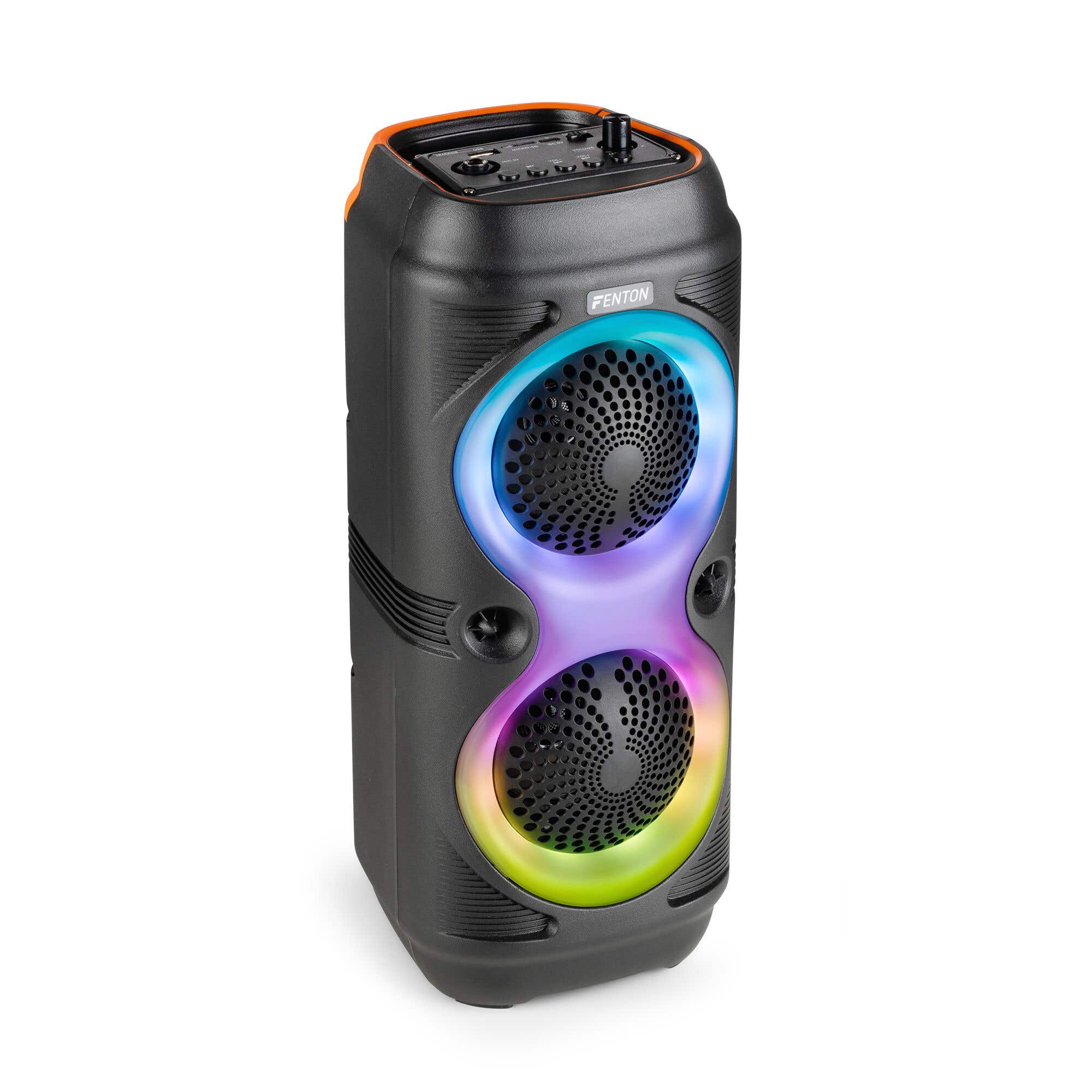 B-Ware - Fenton Track210 Bluetooth Box - Partybox Lautsprecher mit LED Lichtshow