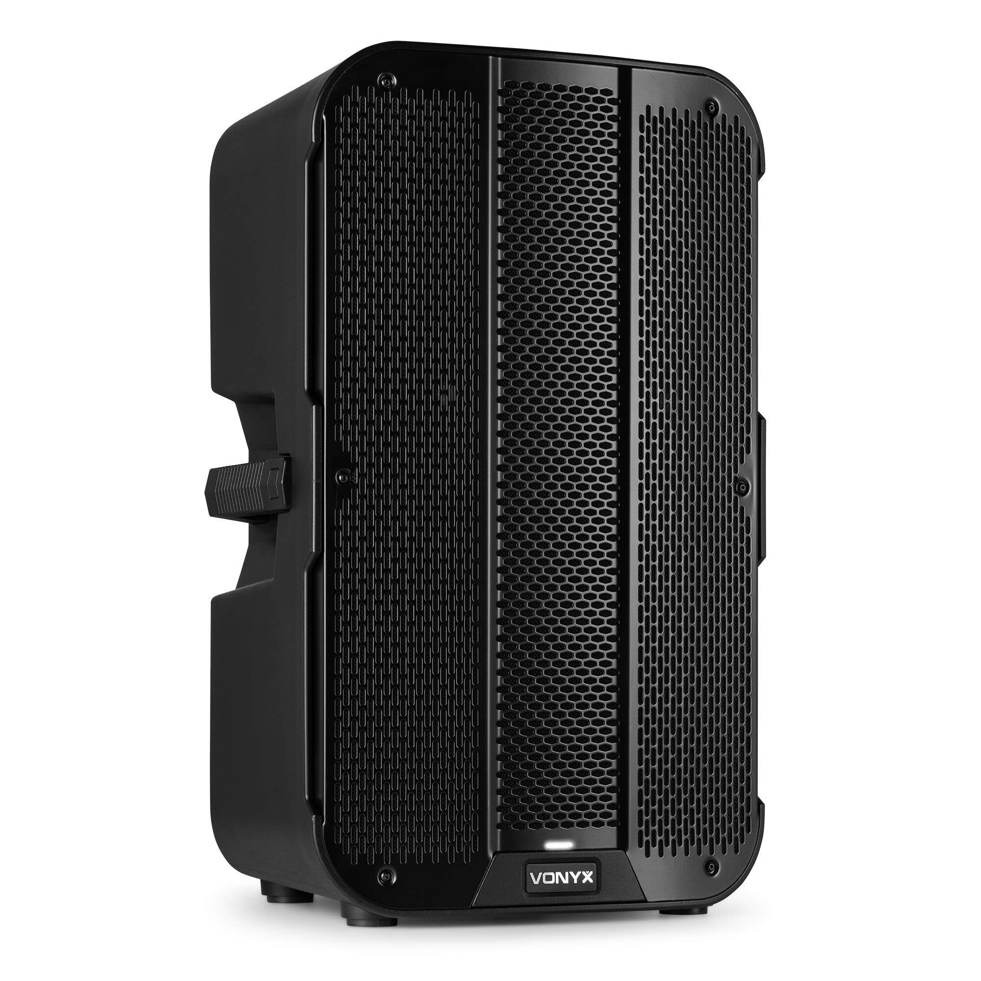 Vonyx VD712A aktiver Lautsprecher - DJ-Lautsprecher mit Bluetooth - 12-Zoll-Lautsprecher mit Bi-Amp - 800W