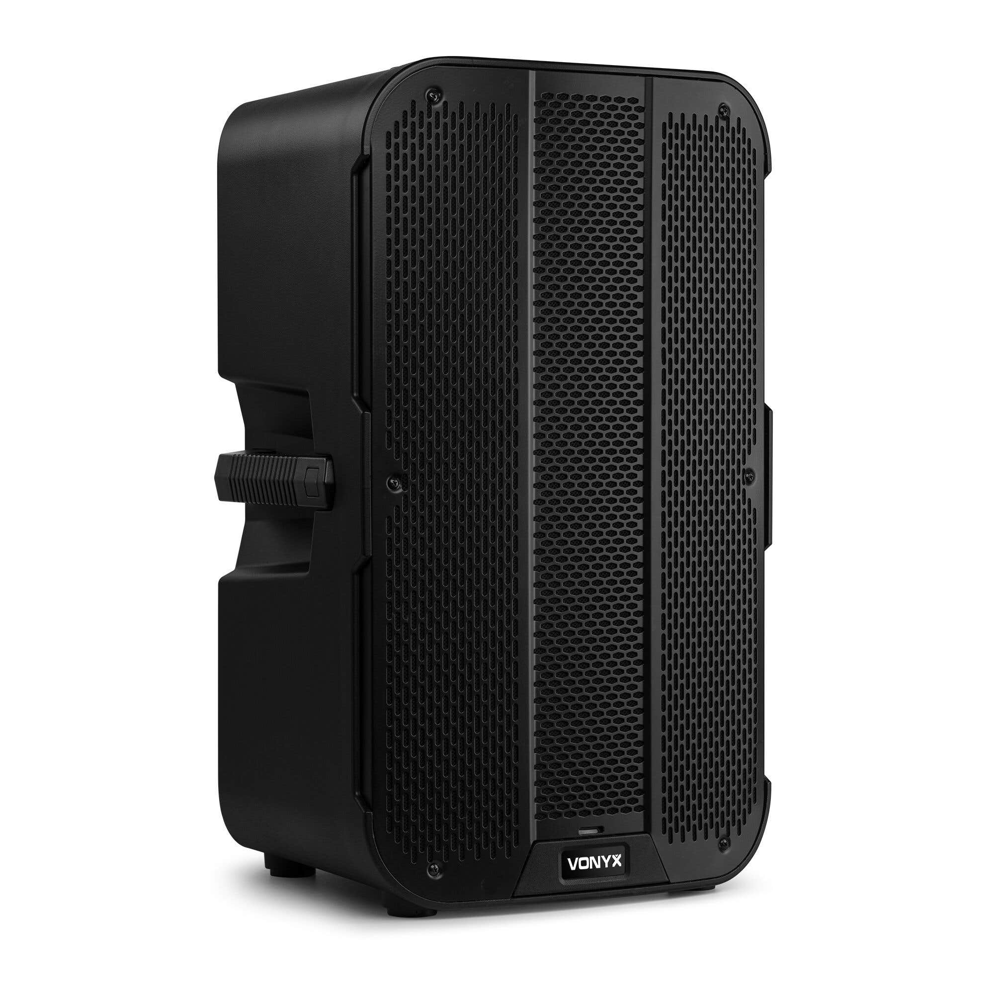 B-Ware - Vonyx VD712A aktiver Lautsprecher - DJ-Lautsprecher mit Bluetooth - 12-Zoll-Lautsprecher mit Bi-Amp - 800W