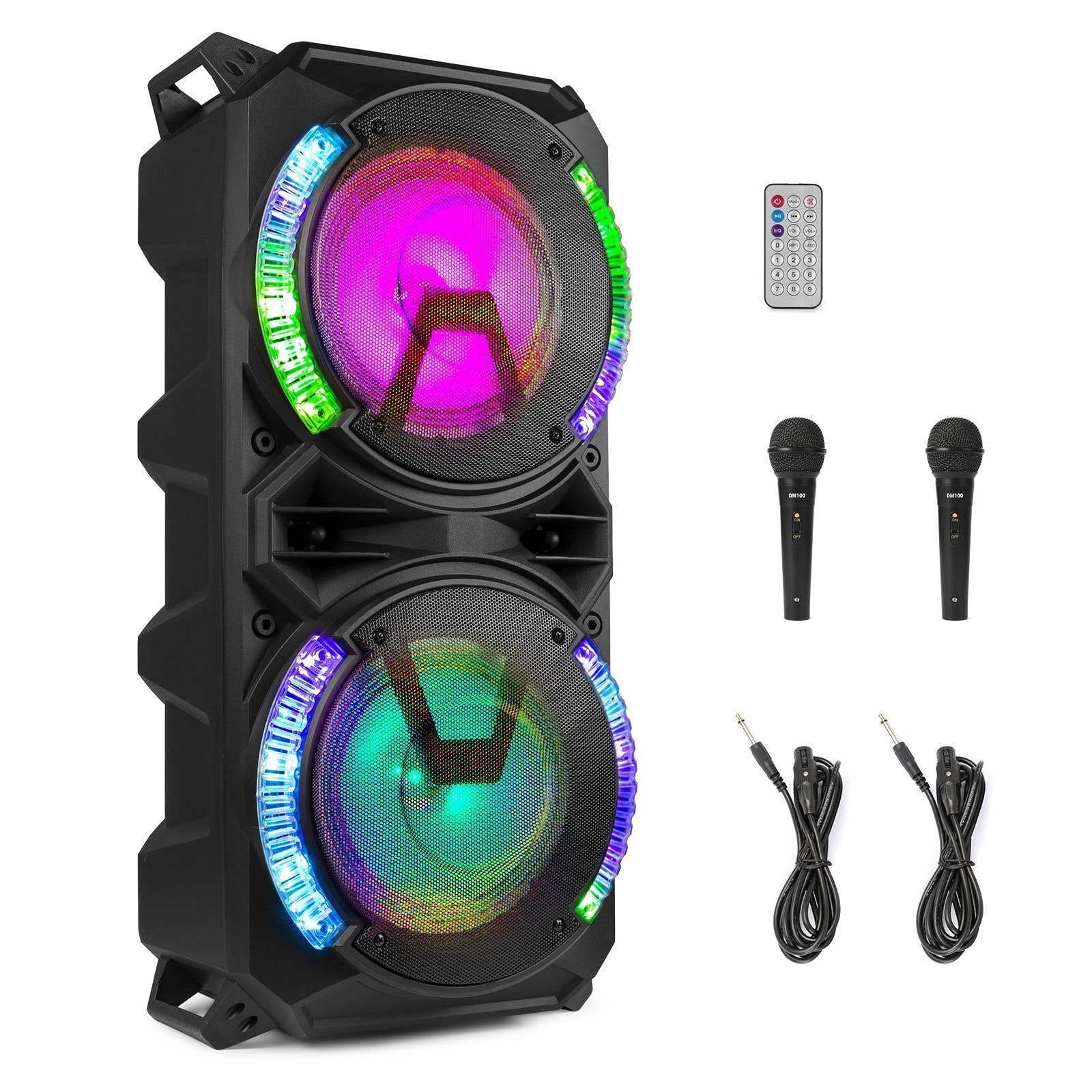 B-Ware - Fenton LIVE280 mobiles Karaoke-Set mit Bluetooth - 900W