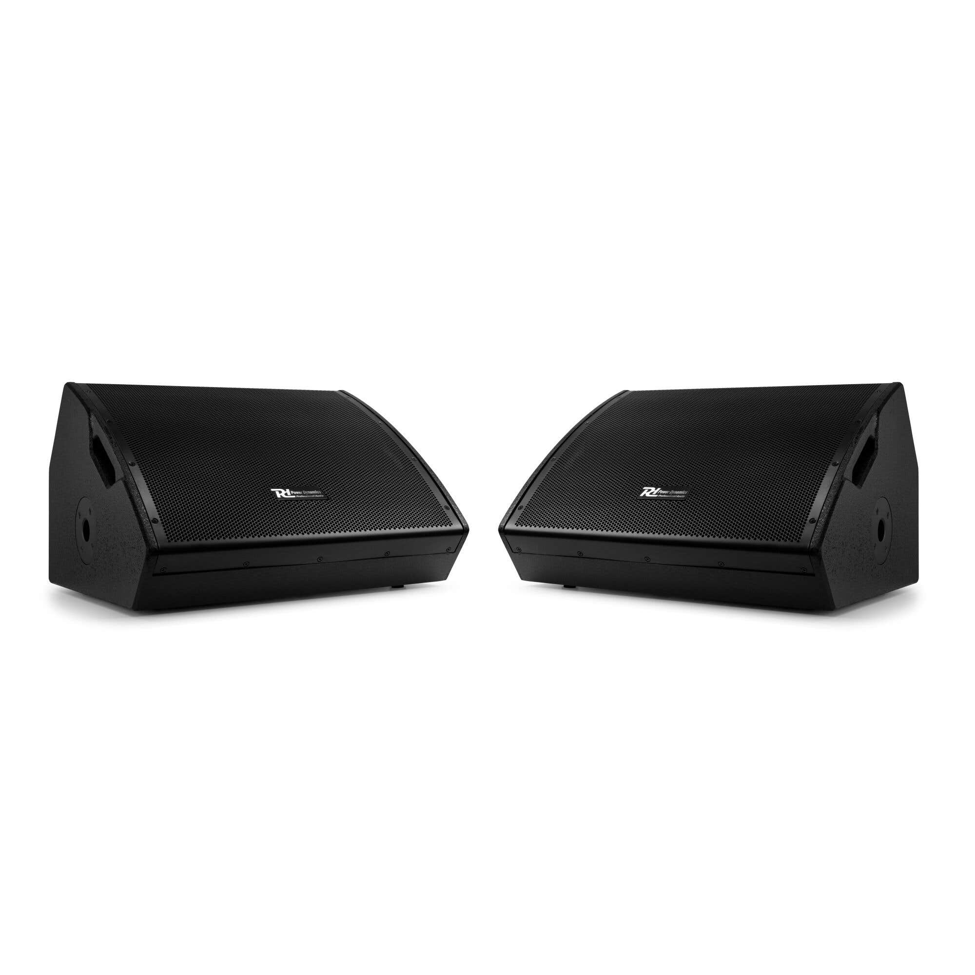 Power Dynamics PDY215SM Bühnenmonitor Lautsprecher Set - aktiv - 15 Zoll - 800 Watt