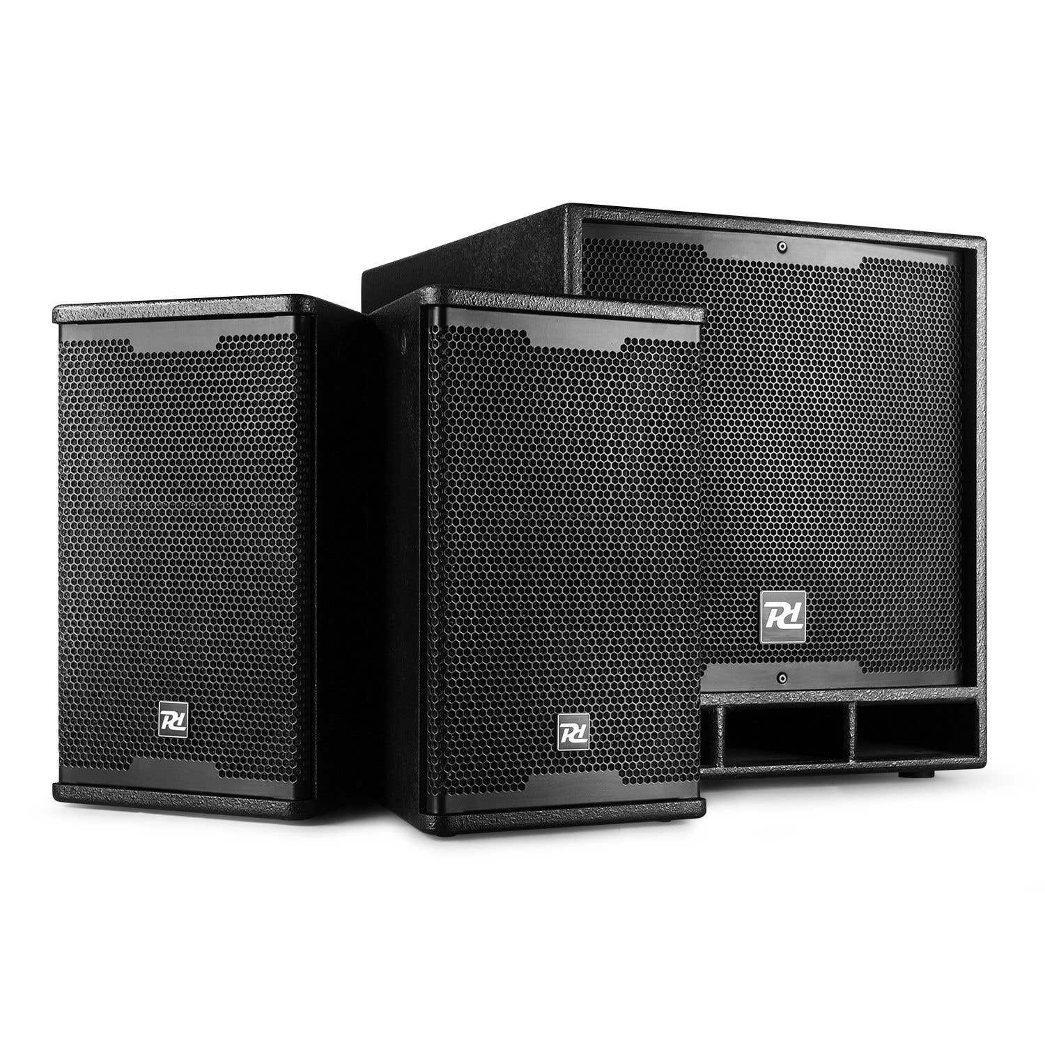 B-Ware - Power Dynamics Combo 1500 Lautsprecher-Set mit Bluetooth - 1500W