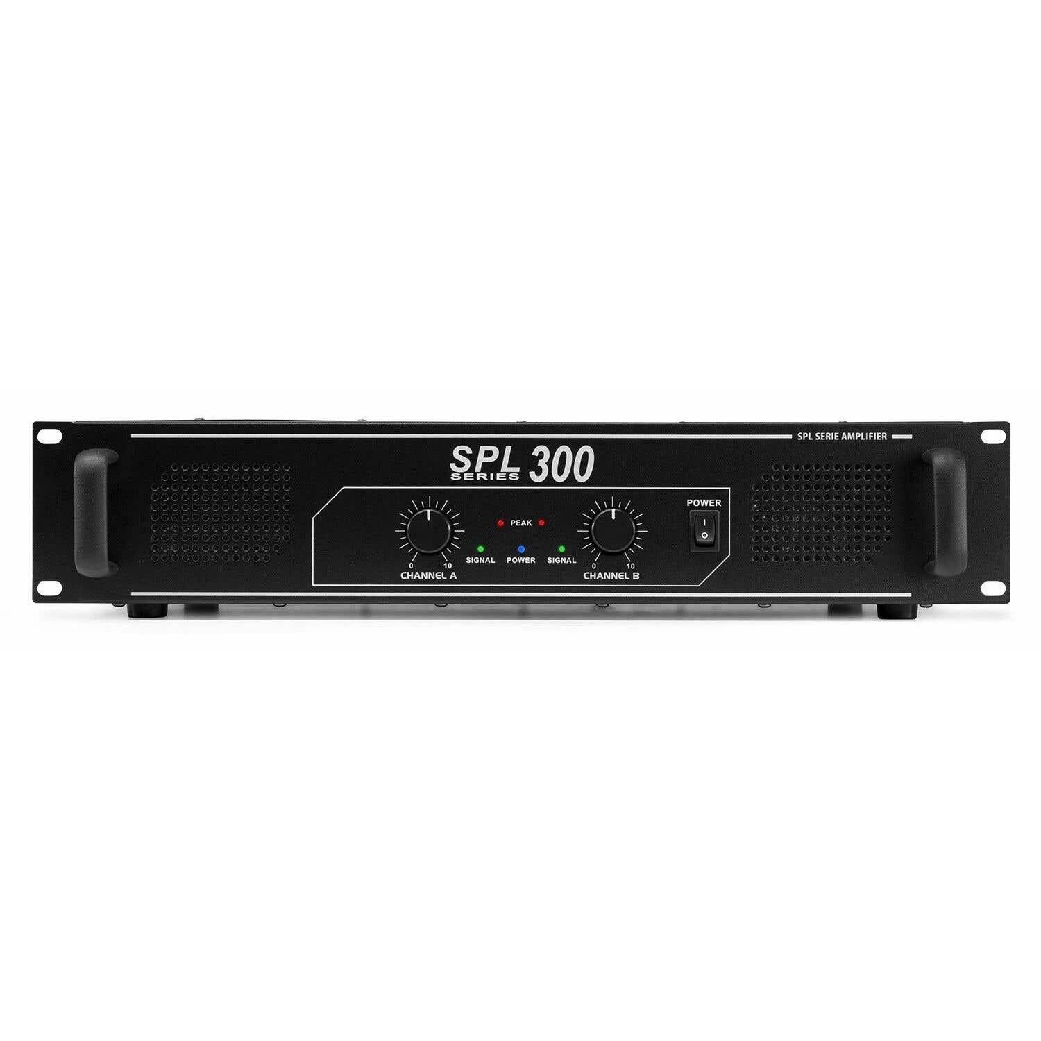 SkyTec 2 x 150 W DJ-PA-Verstärker SPL300 