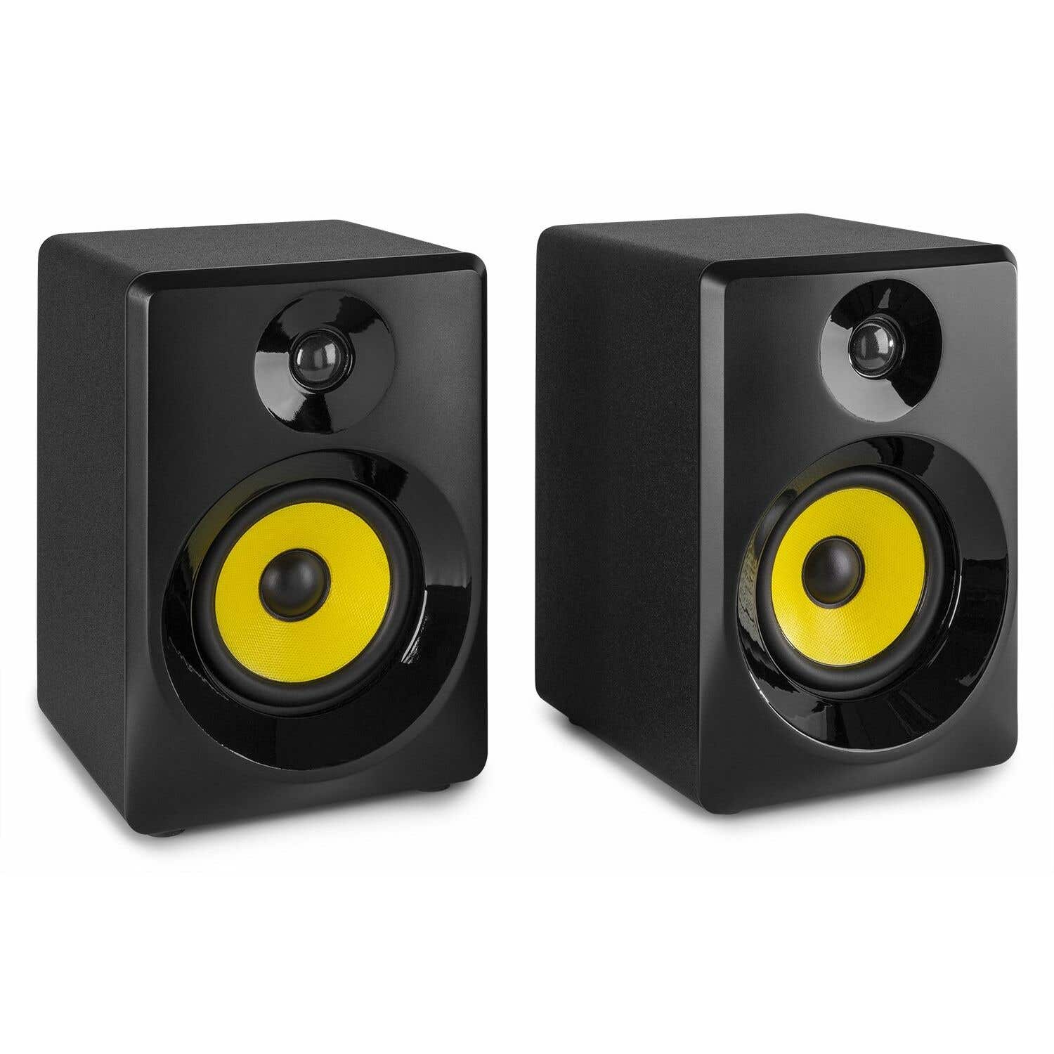 B-Ware - Vonyx SMN40B aktive Studio-Monitor-Lautsprecher 100 Watt – Schwarz