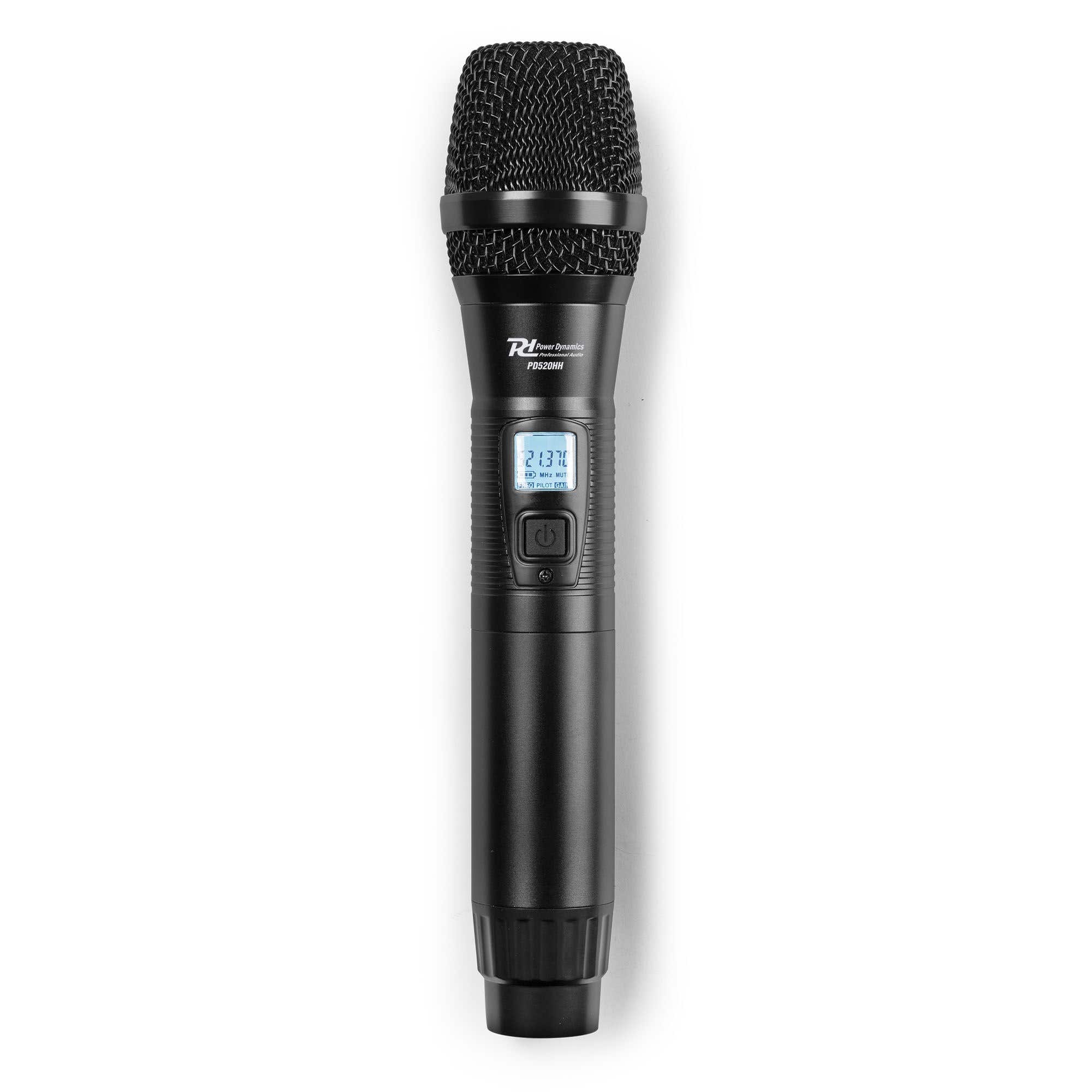 Power Dynamics PD520HH UHF Handmikrofon – für PD524 Mikrofonsystem