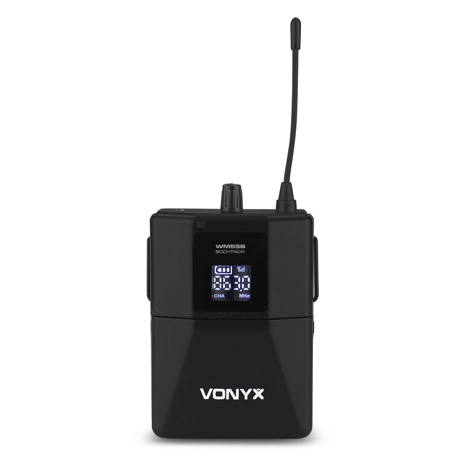 Vonyx WM61 Micrófono Inalámbrico UHF Con Micrófono De - 4