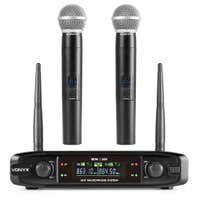 Vonyx WM42HH Funkmikrofon Set - Mit 2 Handmikrofonen und Empfänger - UHF