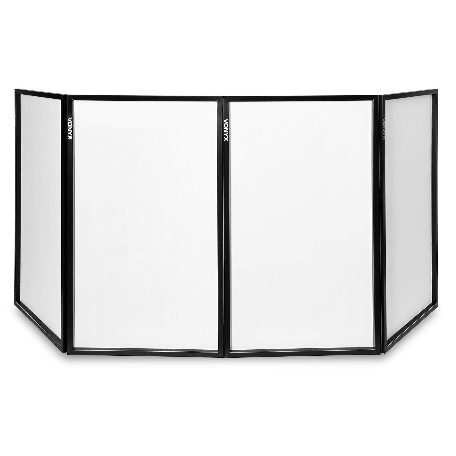 Vonyx DB2 zusammenklappbarer DJ-Screen – 280 x 120 cm gesamt